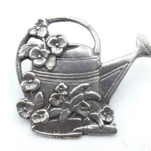 Birds and Blooms limited edition 2000 pewter brooch.